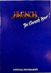 Magnum The Eleventh Hour Program Tour 1983 Concert Program Programme tour book - Picture 1 of 12