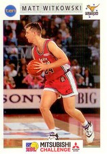 1993 Australia Basketball NBL TIPTOP Promotion Card #21 Matt Witkowski- Rare