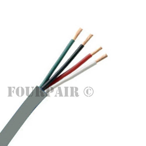 18/4 Security Alarm Wire Cable Stranded Shielded 4 Conductor 18 AWG CL3R 1000ft - Image 1 of 1