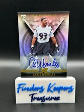 CHRIS WORMLEY 2017 Panini XR Rookie AUTO #100/199~Ravens