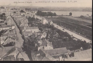 49-CP ENVIRONS D'ANGERS - LES PONT DE CE VUE A VOL D'OISEAU - Picture 1 of 2