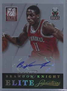 2013-14 Panini Elite Signatures /10 Brandon Knight #44 Auto