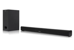Sharp HT-SBW110 180W Bluetooth Sound Bar Wired Subwoofer Black - Picture 1 of 3