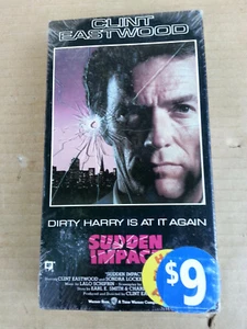 CLINT EASTWOOD: Sudden Impact (1990) VHS Tape - BRAND NEW-SEALED - Picture 1 of 3