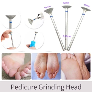 Taladro de uñas eléctrico de vástago de 2,35 mm cabezal de molienda removedor de piel muerta herramienta de pedicura A - Imagen 1 de 14
