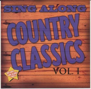 Sing Along Country Classics Volume 1 Karaoke (CD, 1995, Riverboat) Used DHM088 - Picture 1 of 2