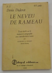Le Neveu de Rameau by Denis Diderot (In French) (PB) 1959 - Imagen 1 de 10