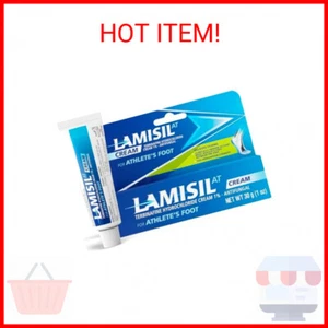 Lamisil 1% Cream, Athlete’s Foot Cream, Relieves, Treats & Prevents Recurrence, - Picture 1 of 2