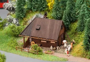 Spur H0 Mühle Hübschental, Echtholz-Bausatz - Faller 130578 - Bild 1 von 2