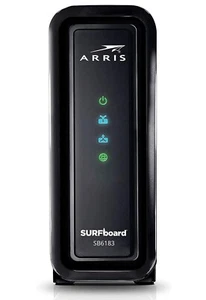 ARRIS 592432-009-00 SURFboard DOCSIS 3.0 Cable Modem SB6183 in Black - Picture 1 of 1