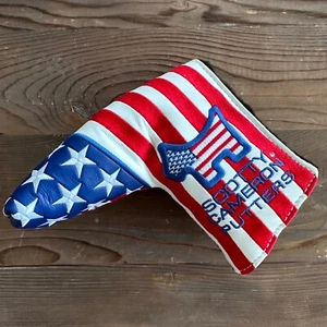 PRISTINE Condition Scotty Cameron Custom Shop Our Flag Blade Headcover USA 10/10 - Picture 1 of 6