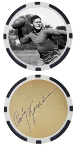 CURLY LAMBEAU- GREEN BAY PACKERS - POKER CHIP - ****SIGNED/AUTO**** - Picture 1 of 2