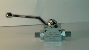 Reinflex/CRP 1/4" Male x 1/4" Mail 7250 PSI Ball Valve Shut Off Valve - Picture 1 of 1