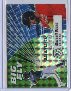 2021 Panini Mosaic Big Fly Mosaic Green #3 Marcell Ozuna - Picture 1 of 1