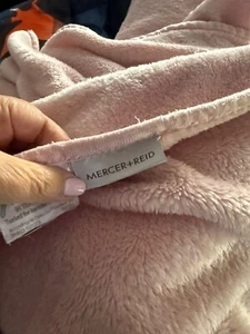 Mercer + Reid for Adairs Soft Pink Throw - Picture 1 of 3