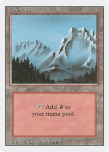 Mountain (B) X (4) Revised Edition - EX/NM - C302 - 4RCards - Picture 1 of 1