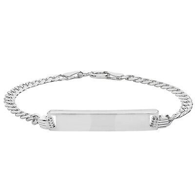 Personalised Silver Bracelet Newborn Baby Shower Gift For Boy Girl 925 Sterling • 17.50£