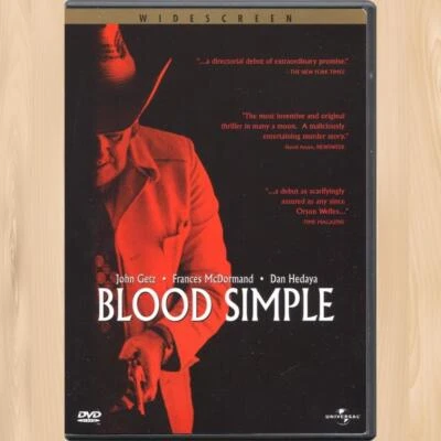 Blood Simple DVD Crime, Drama John Getz Quality Guaranteed Reuse Reduce Recycle - Image 1 of 4