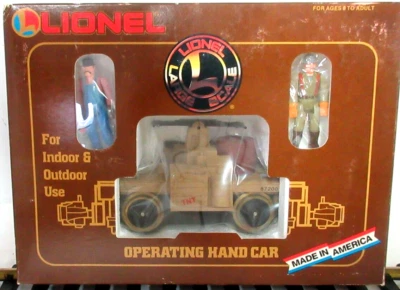 Lionel 8-87200 G Scale Buford & Roscoe Handcar  NEW   MINT - Image 1 of 2