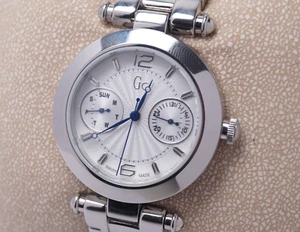Ladies GC Guess Collection Silver Tone Watch in Case - 17504L1 - Picture 1 of 16