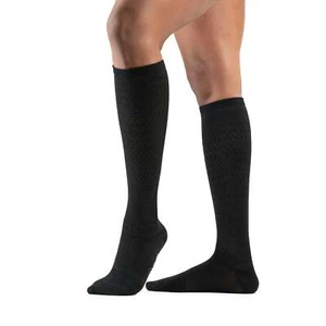 Allegro Premium Women's Mosaic Cotton Socks 20-30 mmHg Compression, Open Box - Picture 1 of 2