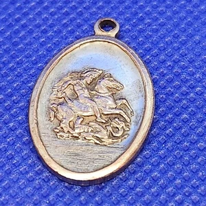 Talismán Medalla Fuerza Ora por Nosotros Hecho en Italia - Imagen 1 de 4