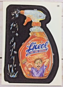 Tarjeta adhesiva Topps Wacky Packages 2006 Liceol The Nit Wit limpiador 38 serie 3 - Imagen 1 de 2