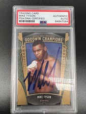 GOODWIN CHAMPIONS TRADING CARD MIKE TYSON PSA/DNA CERTIFIED PSA AUTHENTIC AUTO