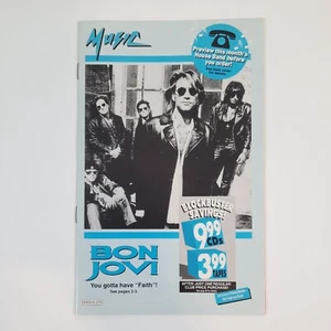 Columbia House Music Catalog 1993 Bon Jovi Keep The Faith - Imagen 1 de 2