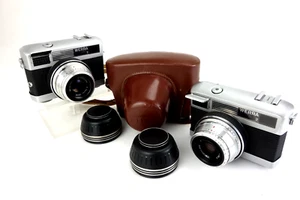 2x WERRA 2 negro Zeiss Tessar 50 mm f2,8 + bolsa jb155 - Imagen 1 de 11