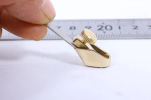 Convex bottom Brass Planes for luthier Woodworking finger violin Making tools - Imagen 1 de 6