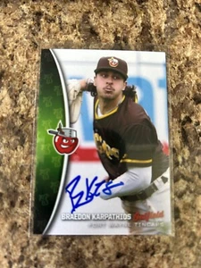 Braedon Karpathios Firmado 2025 Fort Wayne TinCaps Equipo Set San Diego Padres # 12 - Imagen 1 de 1