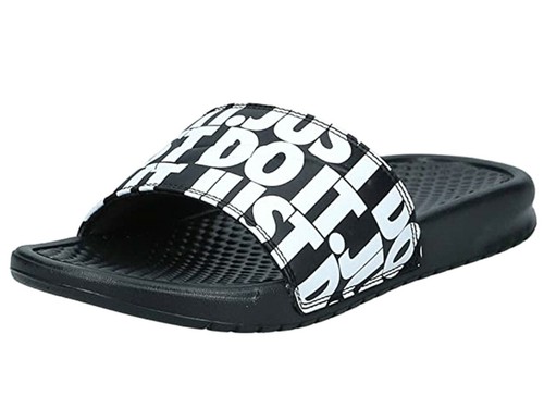 Sandali Nike Benassi Just Do It Slide da uomo NUOVI in scatola