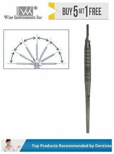 Dental Surgical Scalpel Handle Adjustable Angles Six Ways by Wise instruments - Picture 1 of 1