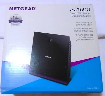 Netgear AC1600 Smart WiFi Router Dual Band Gigabit R6250-200NAS   --  BEST RANGE - Image 1 of 4