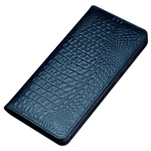 Crocodile Pattern Real Leather Case Cover for HUAWEIova - Picture 1 of 28