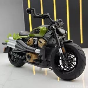 Warhawk Harley-Davidson Alloy Motorcycle Model 1:12 Green - Picture 1 of 5