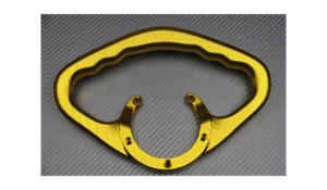Gold Color Passenger hand grab bar tank handle rail YAMAHA YZF R6 YZF-R6 2005 - Picture 1 of 4