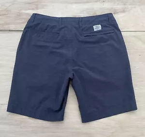 FAHERTY All Day Shorts Hybrid Chino Golf Beach Flat Front Men Blue SIZE 31 - Picture 1 of 5