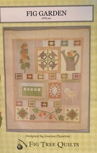 “Fig Garden” By Fig Tree Quilts Pattern, Layout & Instructions 56” X 65” Appliqu - Picture 1 of 1