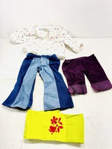 American Girl 18" Puppe Esszimmer bestickt grün Tischläufer & Outfits - Bild 1 von 7