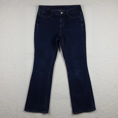 Talbots Curvy Bootcut Jeans Petite Size 4P / 27P Dark Wash Blue - Image 1 of 4