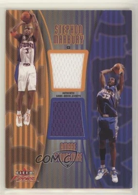 2003-04 Fleer Focus ярлык команды Джерси /250 Amare Stoudemire Стефон Марбери нашивка - Изображение 1 из 2