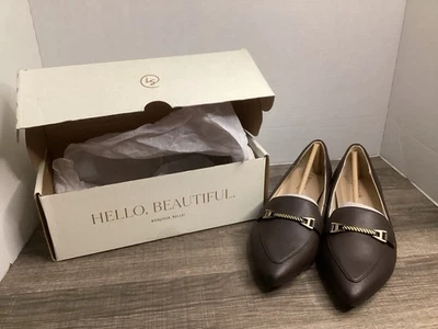 LifeStride Soft System para mujer nuevo en caja precioso marrón imitación cuero sin cordones talla 7W Foto 1 de 4