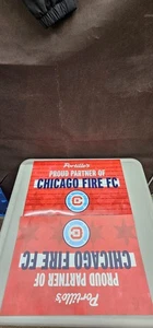 Portillo's & The Chicago Fire Window Signage adesivo trasparente set di due (2) RARO - Foto 1 di 1