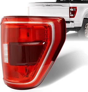 Tail Light with Blind Spot Compatible with 2021 2022 2023 Ford F150 XLT Rear ... - Foto 1 di 8