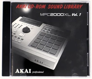 Akai Sound Library MPC2000XL Vol.1 Sample Library/Sound Library/Sampling CD-Rom - Picture 1 of 3