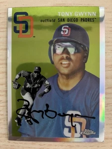 Tony Gwynn 2023 Topps Chrome Platinum Anniversary Refractor #442 Padres - Foto 1 di 2