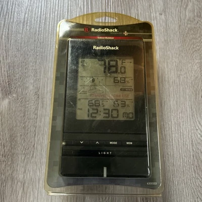 Radio Shack Wireless Weather Forecaster Indoor Outdoor 6300333 New Sealed - Image 1 of 4