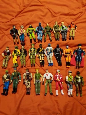 Gi Joe Figure Lot Of 25 1980s Hasbro - Image 1 of 4